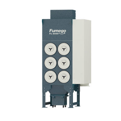 อัตราการไหลขนาดใหญ่ 5000m3 / h เครื่องดูดควันเคลื่อนที่สำหรับการตัดด้วยเลเซอร์
