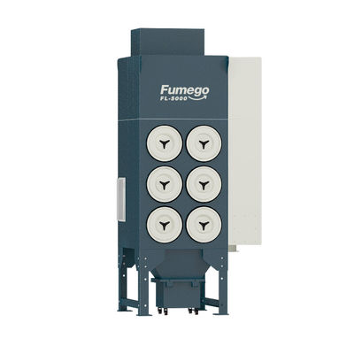 อัตราการไหลขนาดใหญ่ 5000m3 / h เครื่องดูดควันเคลื่อนที่สำหรับการตัดด้วยเลเซอร์