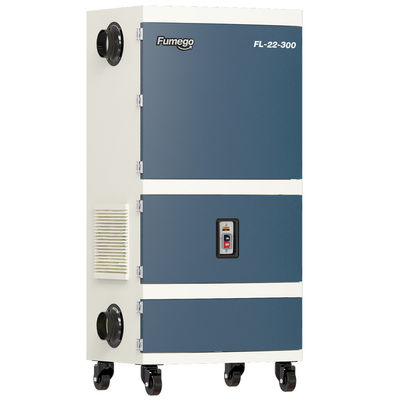 ตัวกรอง 4 ชั้นเครื่องดูดควันแบบพกพา 1.5kw สำหรับการแกะสลักด้วยเลเซอร์