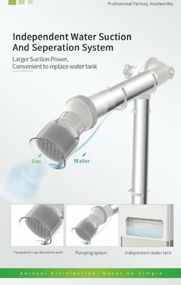 พลังดูดขนาดใหญ่ 350W เครื่องดูดสเปรย์ทันตกรรมพร้อมหลอด UV