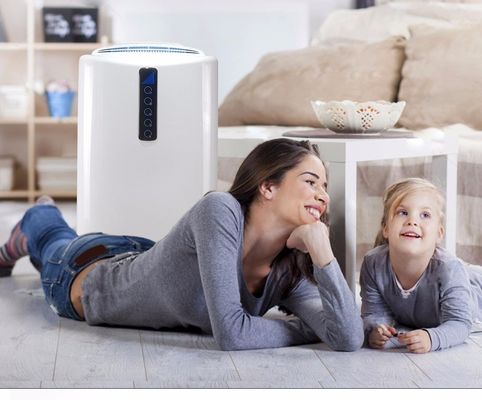 เครื่องฟอกอากาศ 220V 30dB พร้อมแผ่นกรอง HEPA และแสง UV สำหรับห้อง