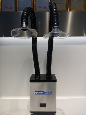 เครื่องตัดด้วยเลเซอร์ 2 * 143M3 / H เครื่องดูดควันแบบพกพา 2 ชั้น