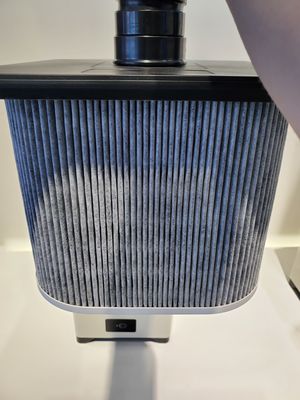 220 M3/H เครื่องดูดควันแบบตั้งโต๊ะด้วยเลเซอร์ 80W