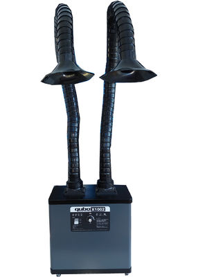 ท่อดูดคู่ 200W 150 M³ / H * 2 เครื่องดูดควันพร้อมตัวกรอง Hepa