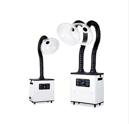 เครื่องดูดควัน 120W สำหรับร้านเสริมสวยเล็บ Moxibustion พร้อมตัวกรองประสิทธิภาพสูง 3 ชั้น