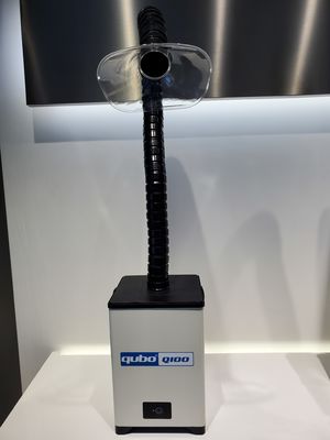 220 M3/H เครื่องดูดควันแบบพกพา 57db สำหรับร้านทำเล็บ