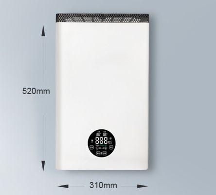 280M3/H เครื่องฟอกอากาศติดผนังพร้อมเซ็นเซอร์ PM2.5