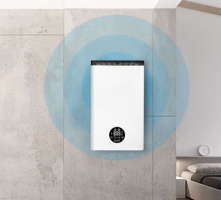 280M3/H เครื่องฟอกอากาศติดผนังพร้อมเซ็นเซอร์ PM2.5