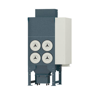5500W Laser Dust Fume Extractor 3000 M3 / H พร้อมระบบทำความสะอาดตัวเอง 4 กระบอก