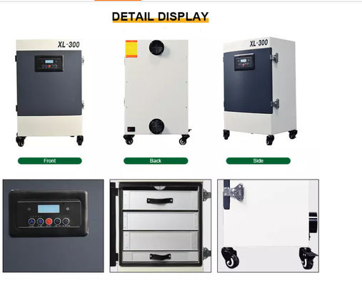 700 M3/H Dust Collector Fume Extractor สำหรับการตัดการเชื่อมด้วยเลเซอร์อุปกรณ์แกะสลักการทำความสะอาด