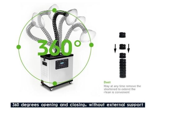ไมโครคอมพิวเตอร์ Chip Control Hair Salon Fume Extractor 330 W