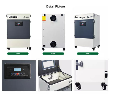 700 M3/H Laser Fume Extractor 70db พร้อม DC Brushless Motor