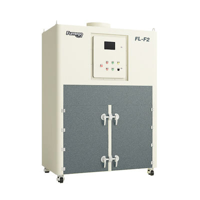 เครื่องดักฝุ่นแบบระเบิดพร้อมระบบทำความสะอาด Pulse Jet Back Belowing แบบสองกระบอก