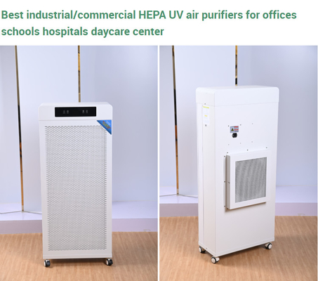 เครื่องฟอกอากาศ UV เกรดทางการแพทย์แบบพกพา 65db พร้อมแผ่นกรอง HEPA