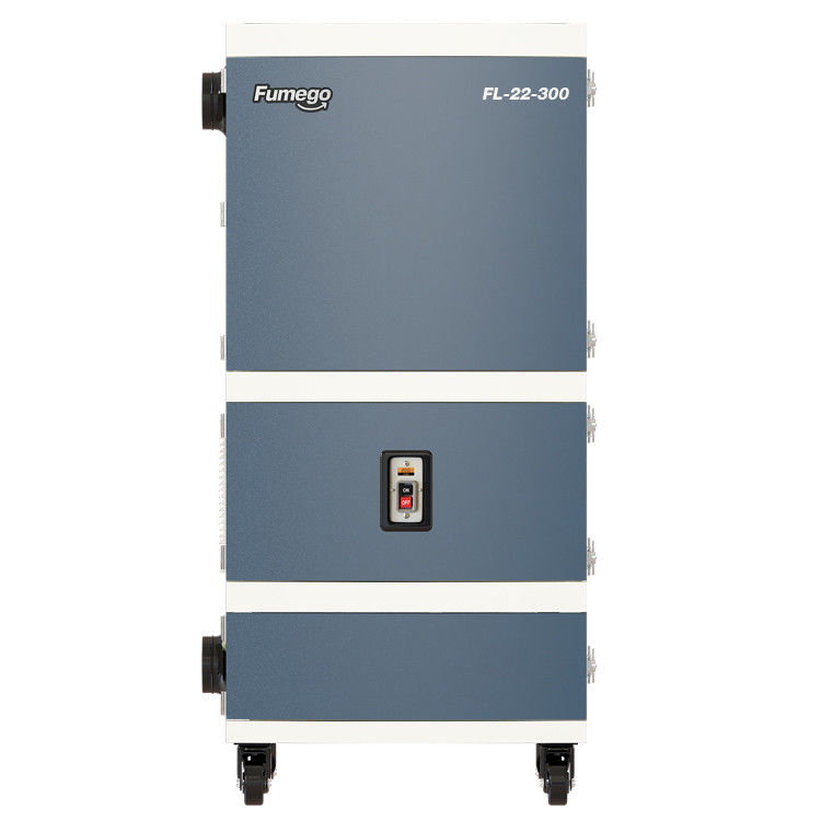 ตัวกรอง 4 ชั้นเครื่องดูดควันแบบพกพา 1.5kw สำหรับการแกะสลักด้วยเลเซอร์