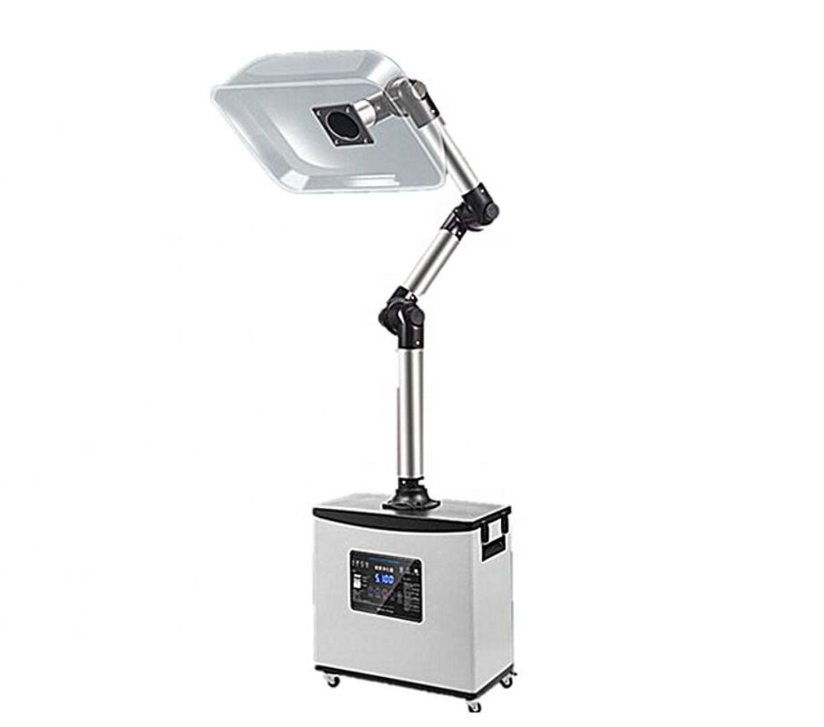 เครื่องฟอกอากาศเลเซอร์ 80W แผ่นกรองควันเลเซอร์ที่ทนทานพร้อมการออกแบบตัดเสียงรบกวน